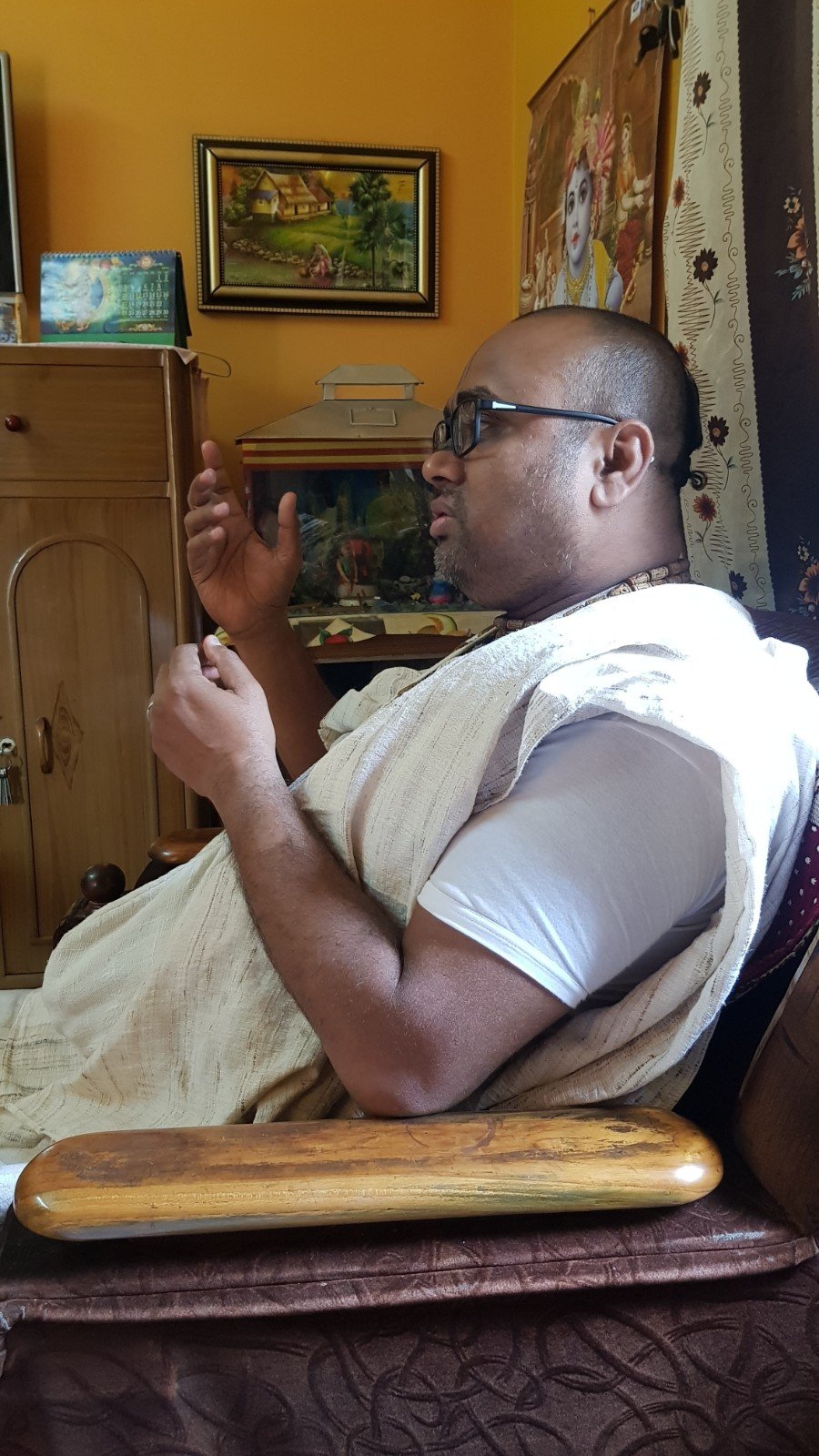  Visiting devotees. Asansol. 2019.11.24